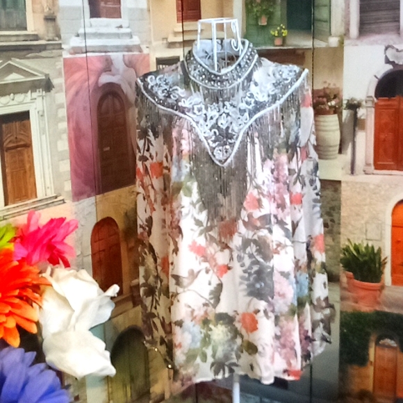 Haute Hippie Dresses & Skirts - NWT Hautie Hippie Floral silk dress. Size 8